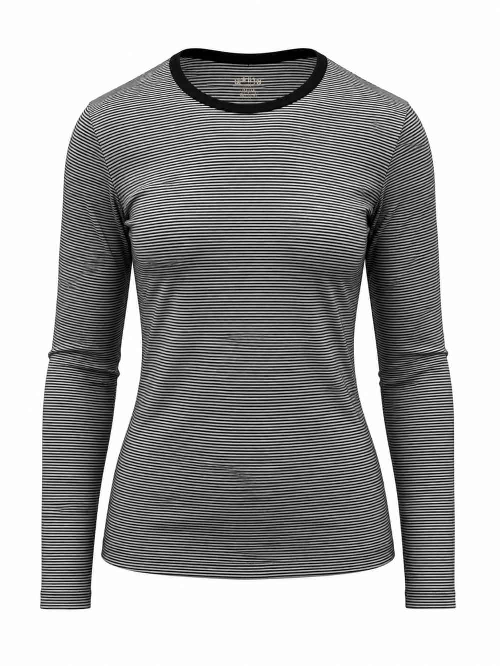 Orvis Black & White Cotton Striped Long Sleeve Tee | Medium NWOT